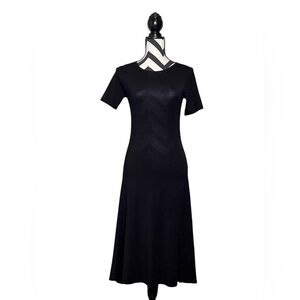 Reformation Sz S Soft Jersey knit Short-Sleeve Crew Neck Midi Dress